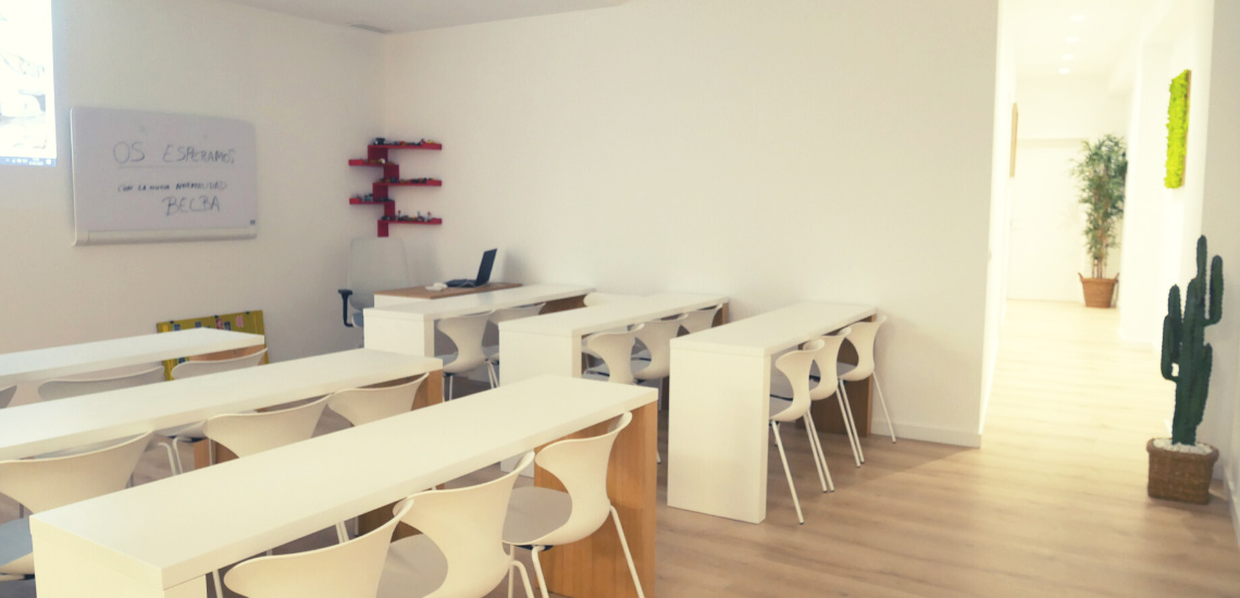 Instalaciones de la autoescuela Belba en la zona centro de Castellón