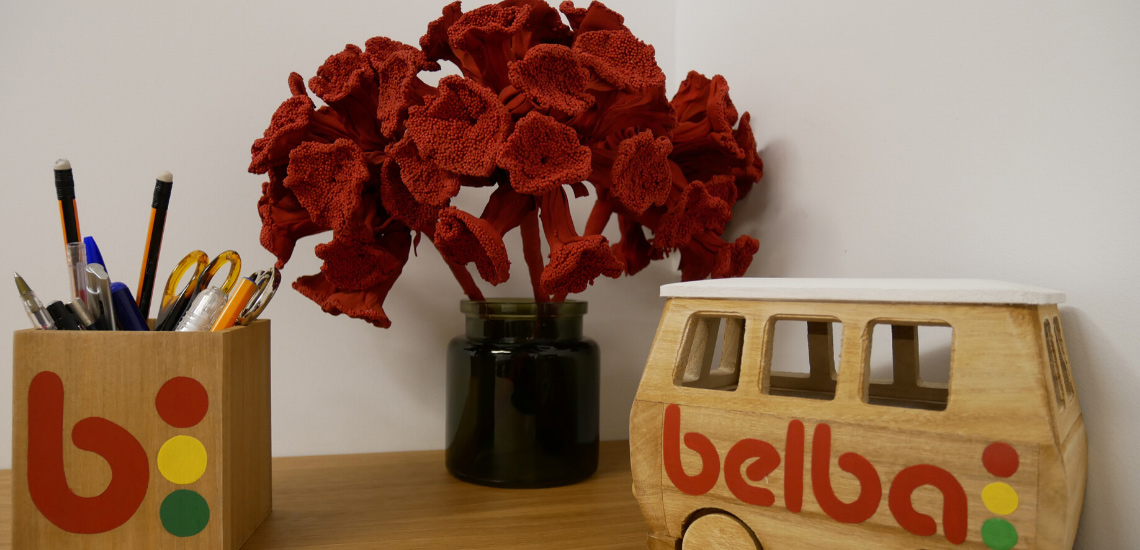 Decoración de autoescuela Belba en la zona centro de Castellón